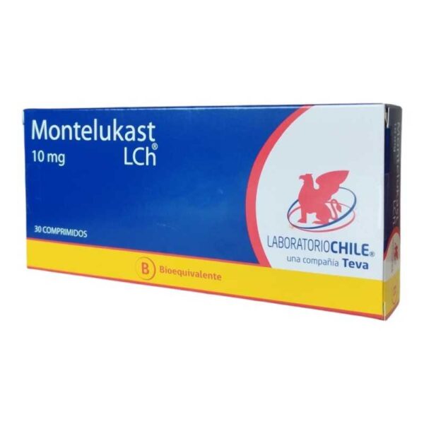 Montelukast 10 Mg (Lab Chile) x 30 Comprimidos
