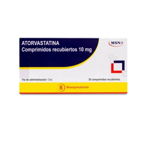 Atorvastatina 10 mg x 60 Comprimidos Recubiertos (Cenabast)