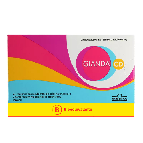 GIANDA CD COMPRIMIDOS RECUBIERTOS