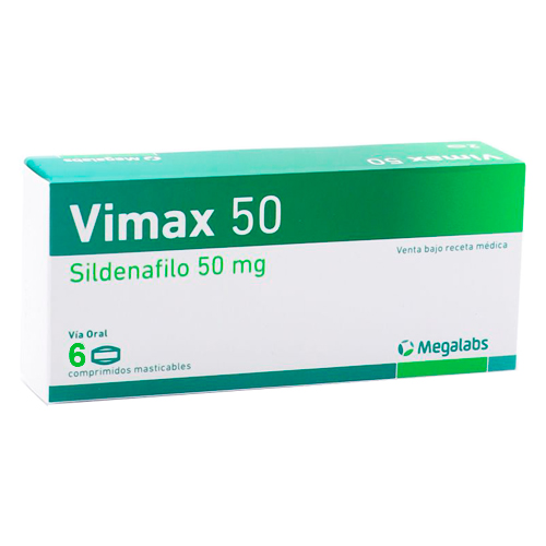 Vimax 50 mg x 6 comprimidos