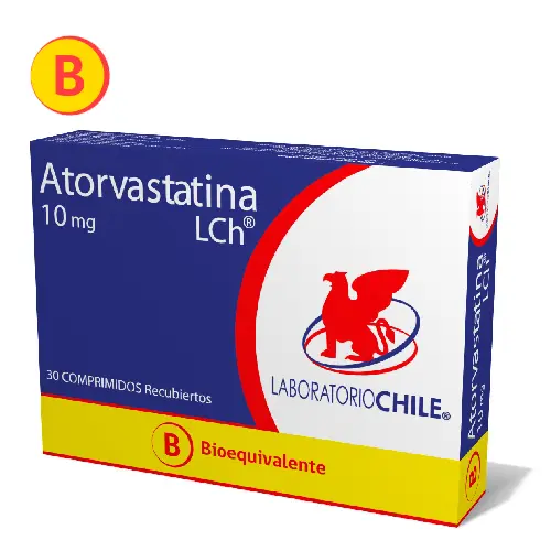 ATORVASTATINA COMPRIMIDOS RECUBIERTOS 10 mg