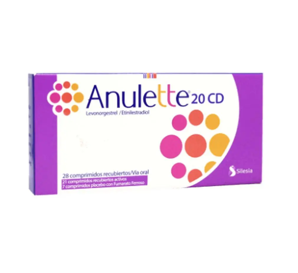 ANULETTE 20 CD COMPRIMIDOS RECUBIERTOS