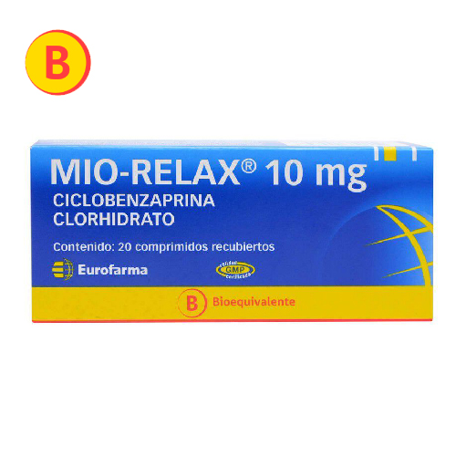 MIO-RELAX COMPRIMIDOS RECUBIERTOS 5 mg