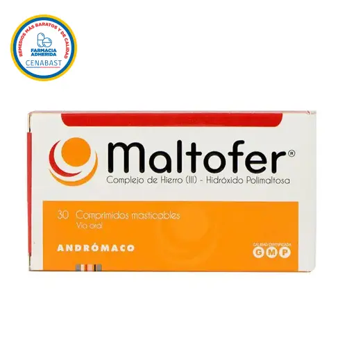 Maltofer x 30 Comprimidos Masticables