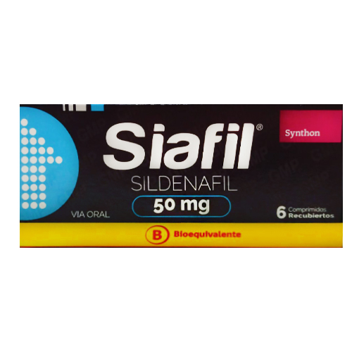 SIAFIL COMPRIMIDOS RECUBIERTOS 50 mg