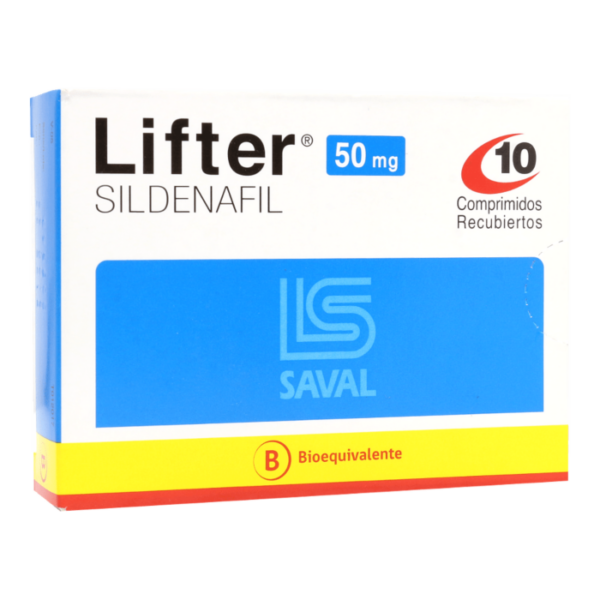 Lifter 50 mg Sildenafil x 10 Comprimido