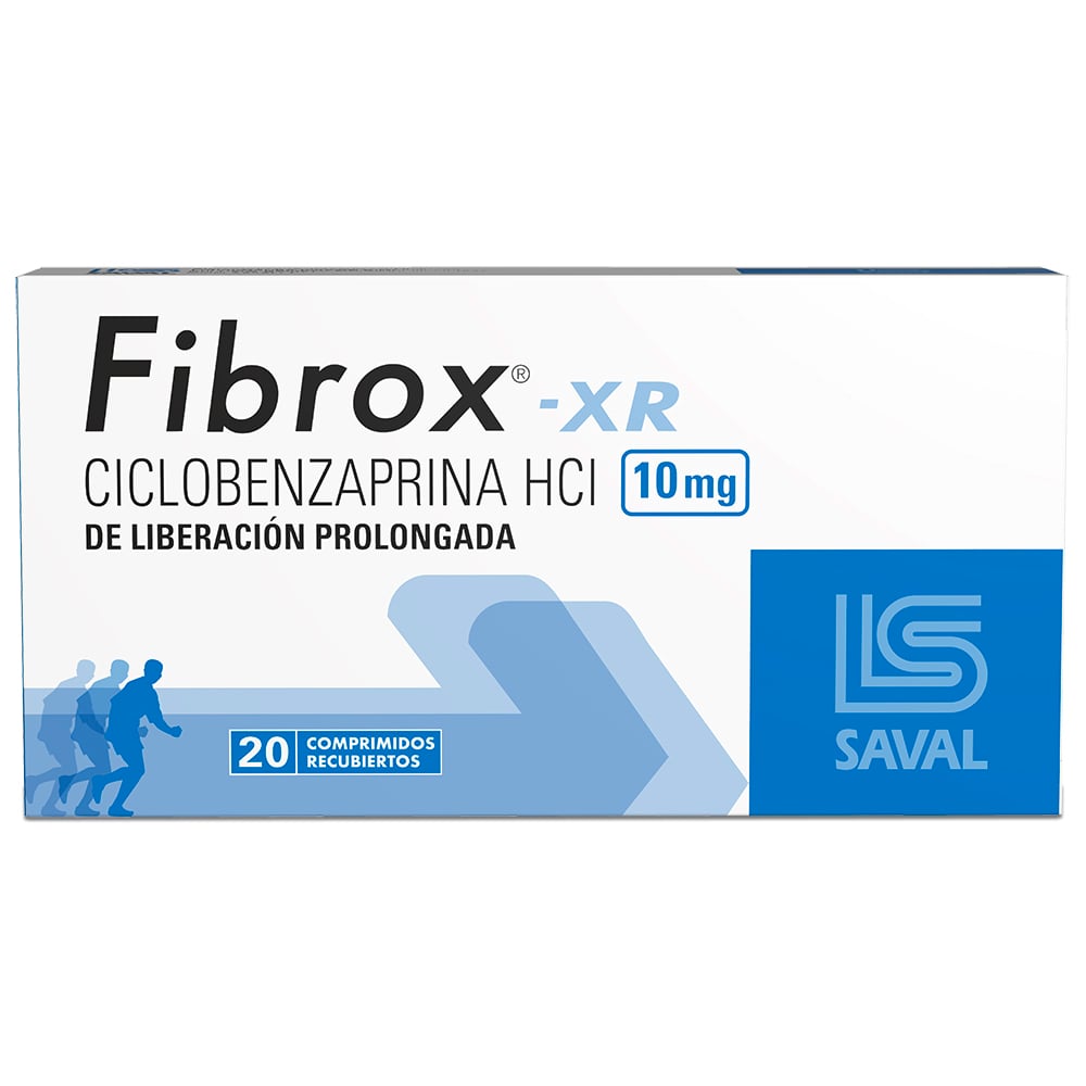 Fibrox Ciclobenzaprina 10 mg 20 Comprimidos