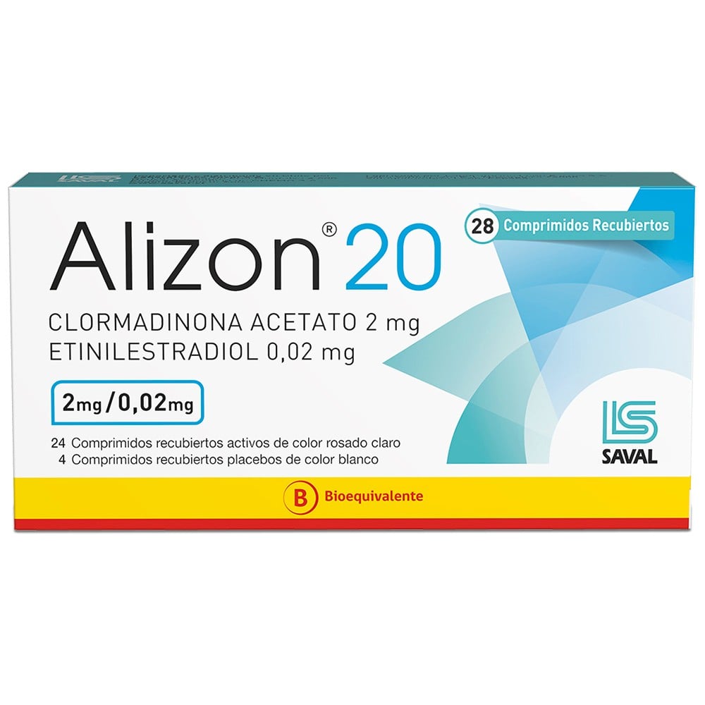 Alizon 20 Clormadinona Acetato 2 mg Etinilestradiol