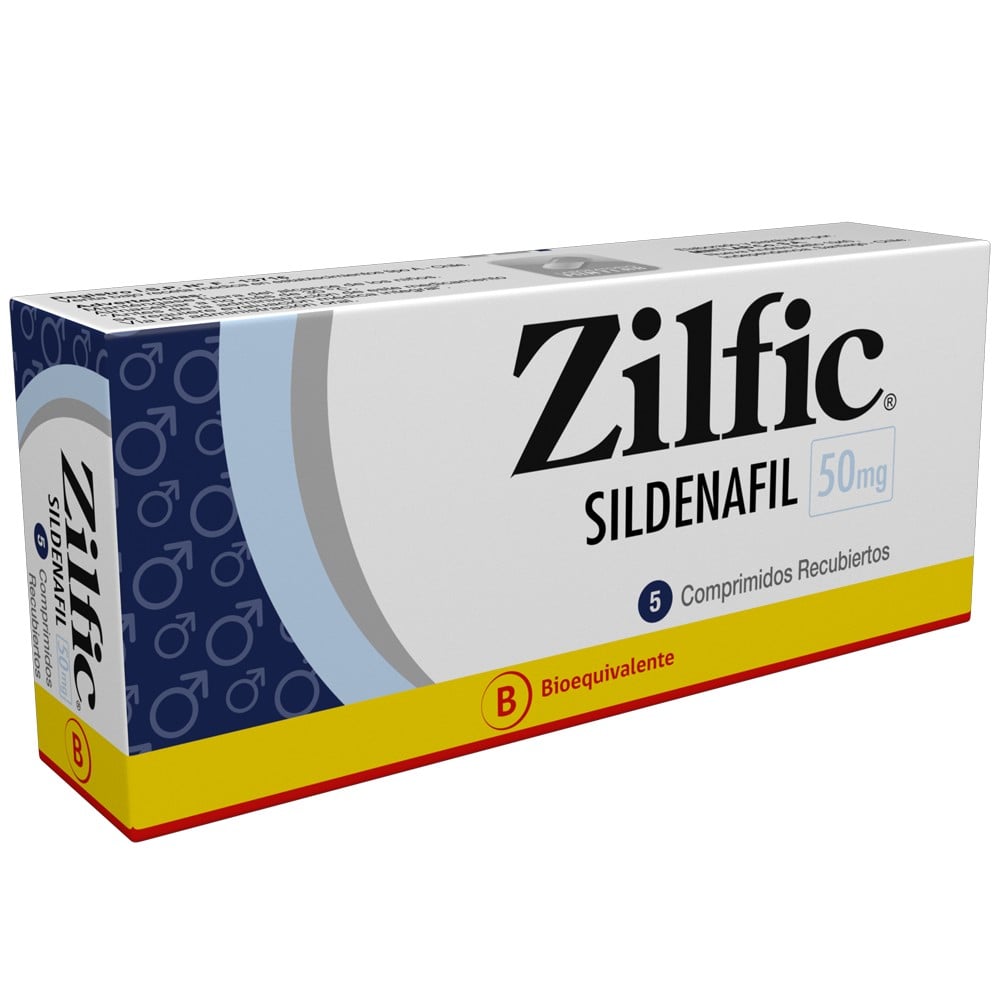 Zilfic Sildenafil 50 mg 5 Comprimidos Recubiertos