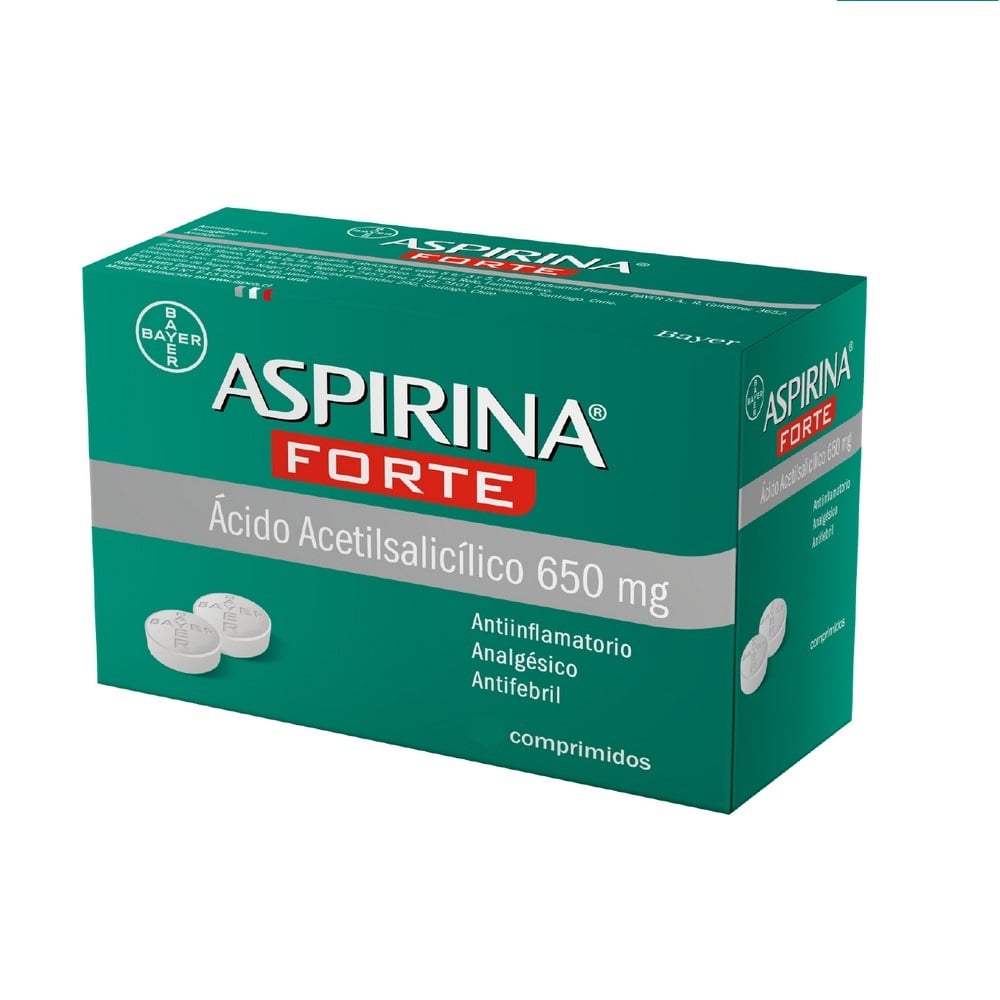 ASPIRINA 100 COMPRIMIDOS 100 mg (ÁCIDO ACETILSALÍCILICO)