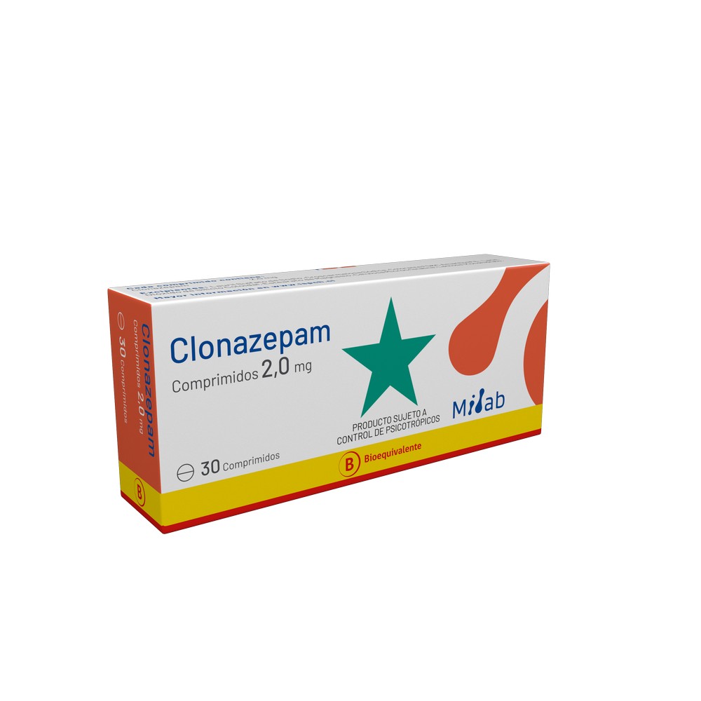 CLONAZEPAM COMPRIMIDOS 2 mg