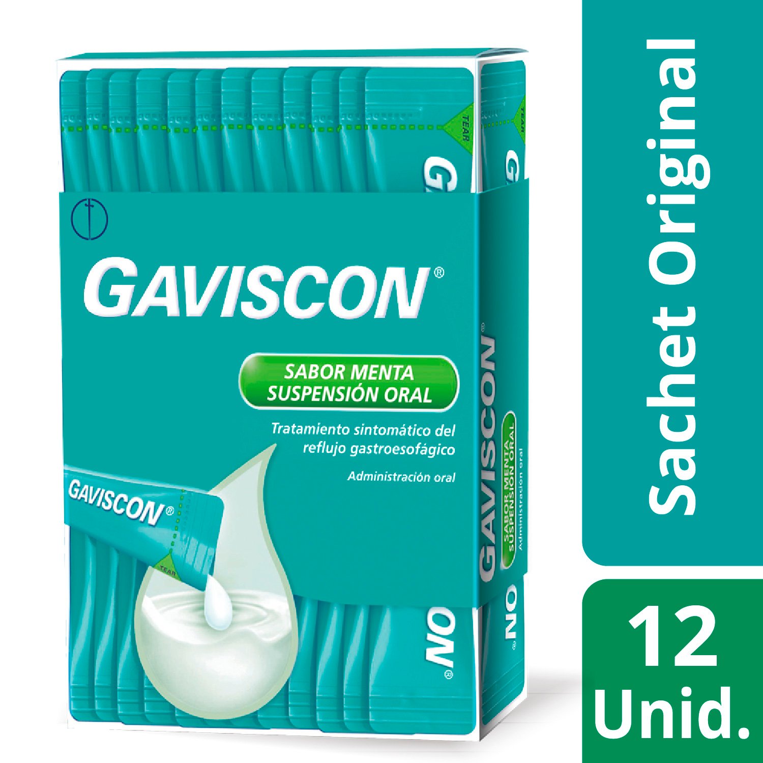 Gaviscon Sachet Original 10 mL 12 Sachets