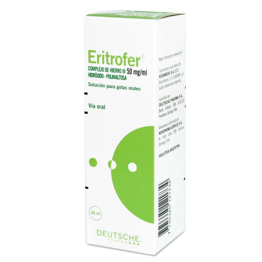 ERITROFER SOLUCIÓN PARA GOTAS ORALES 50 mg/mL