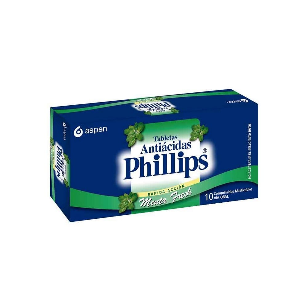 ANTIACIDAS PHILLIPS PLUS COMPRIMIDOS