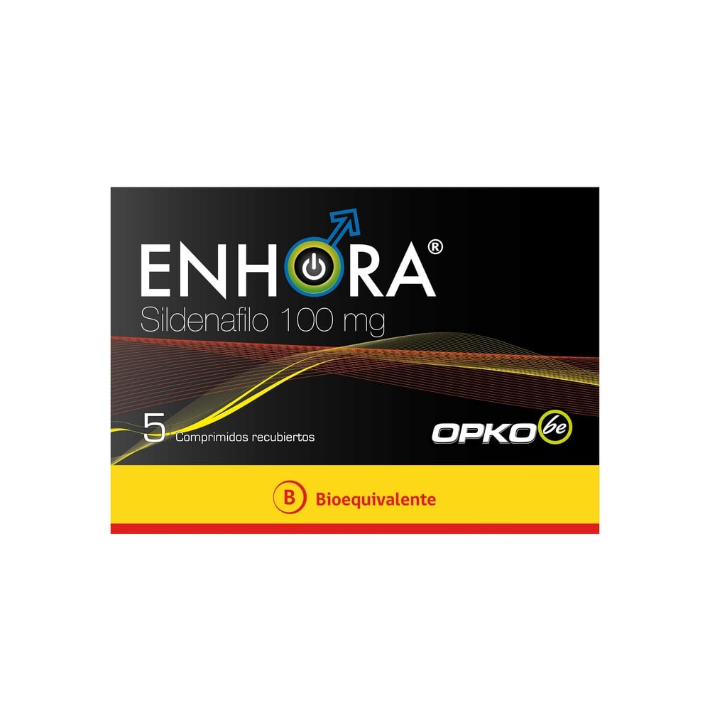 Enhora Sildenafilo 100 mg 5 Comprimidos recubiertos