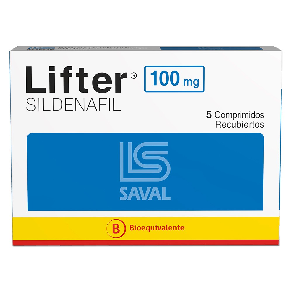 Lifter Sildenafil 100 mg 5 Comprimidos
