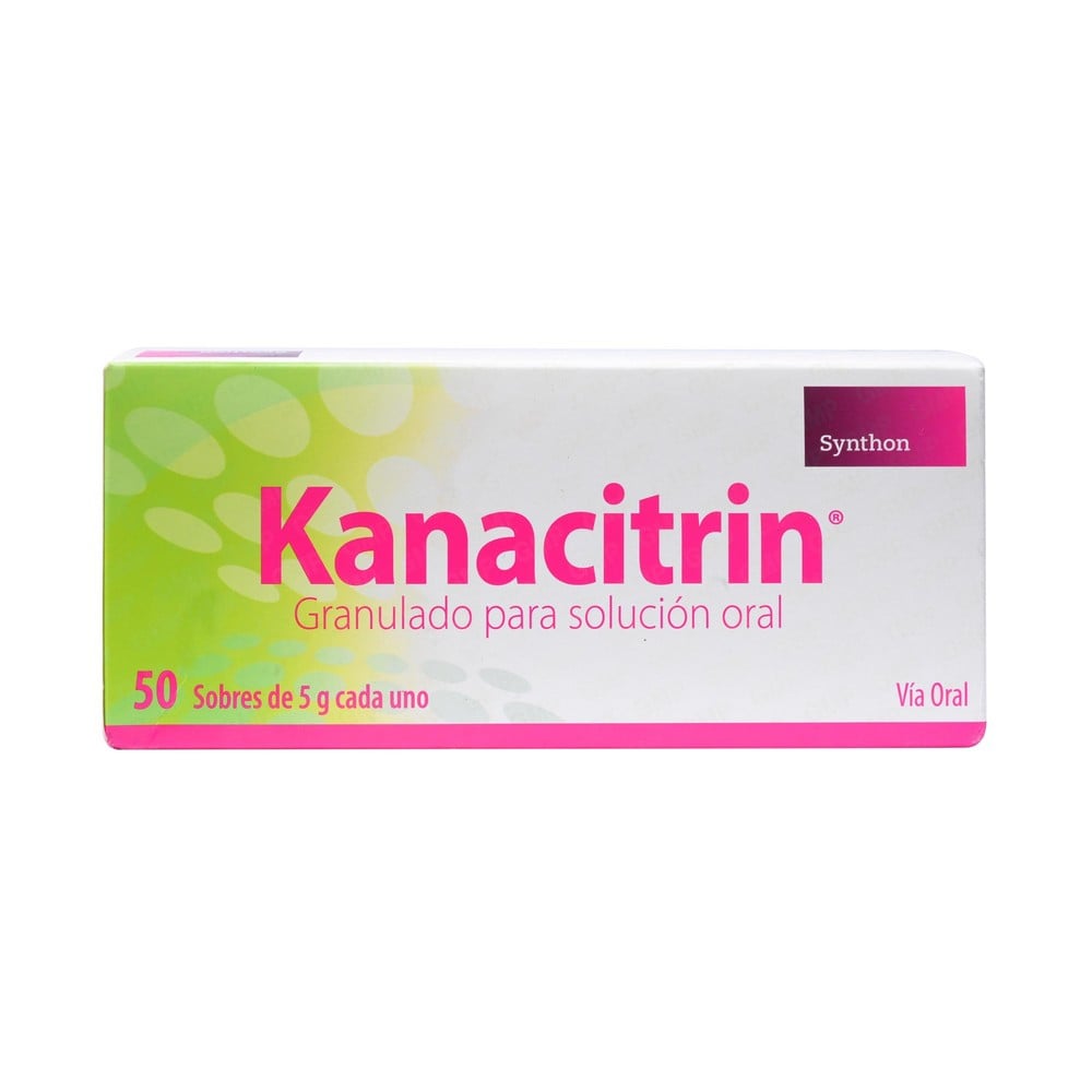 Kanacitrin Citrato de Potasio Monohidratado 3,3 gr / Sobre Solución Oral 50 Sobres