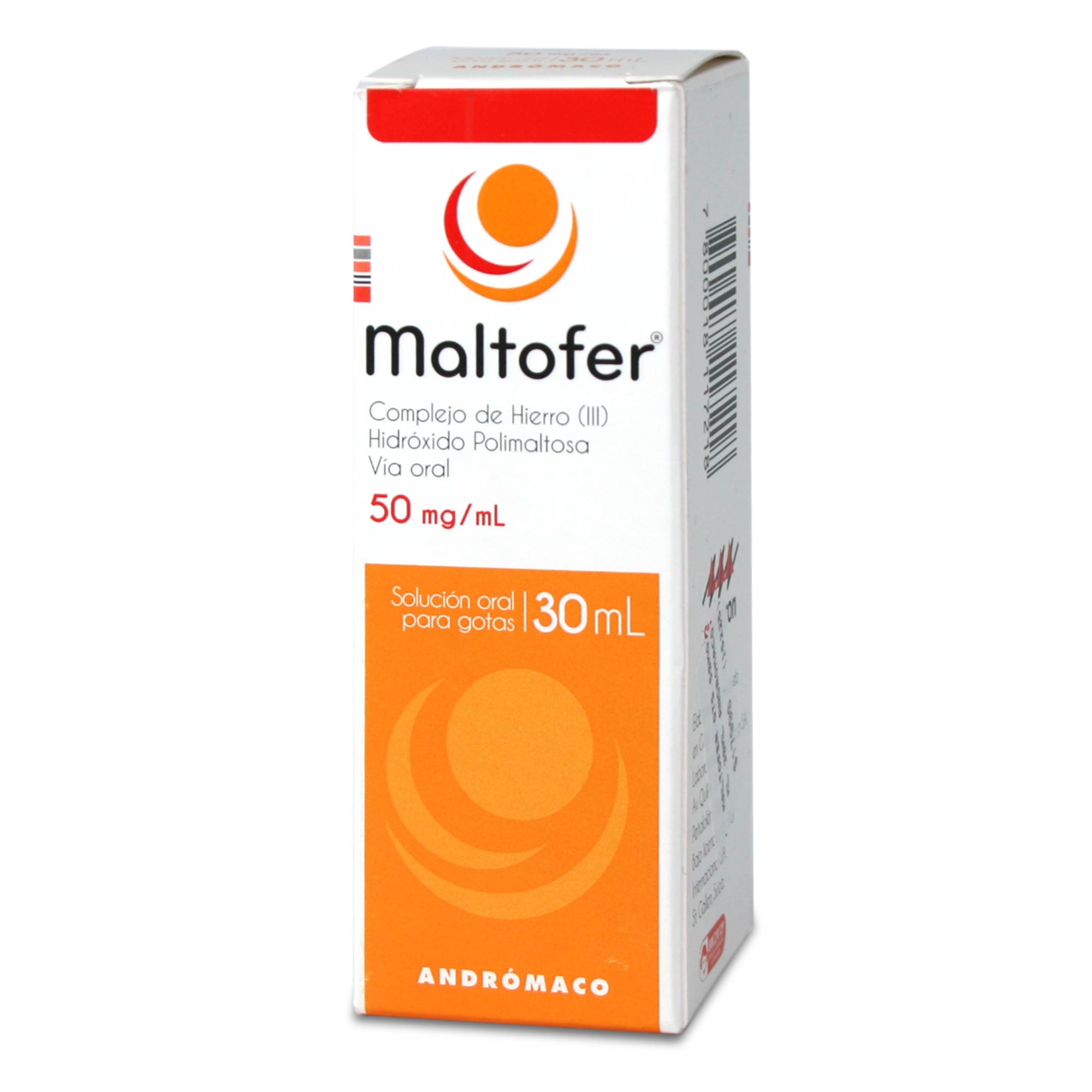 MALTOFER SOLUCIÓN ORAL PARA GOTAS 50 mg/mL (HIERRO)