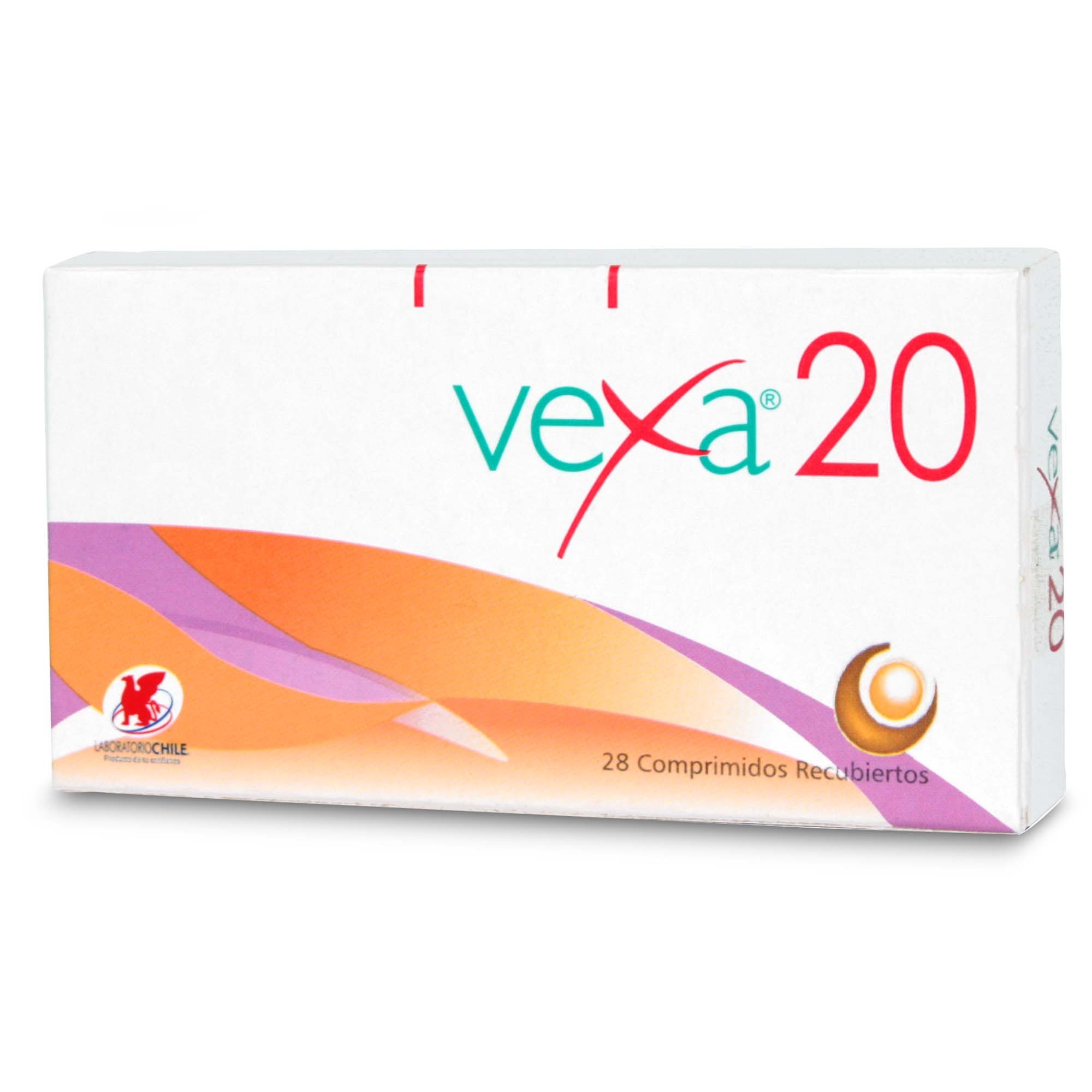 Vexa-20 Drospirenona  3 mg Etinilestradiol 0,02 mg 28 Comprimidos Recubierto