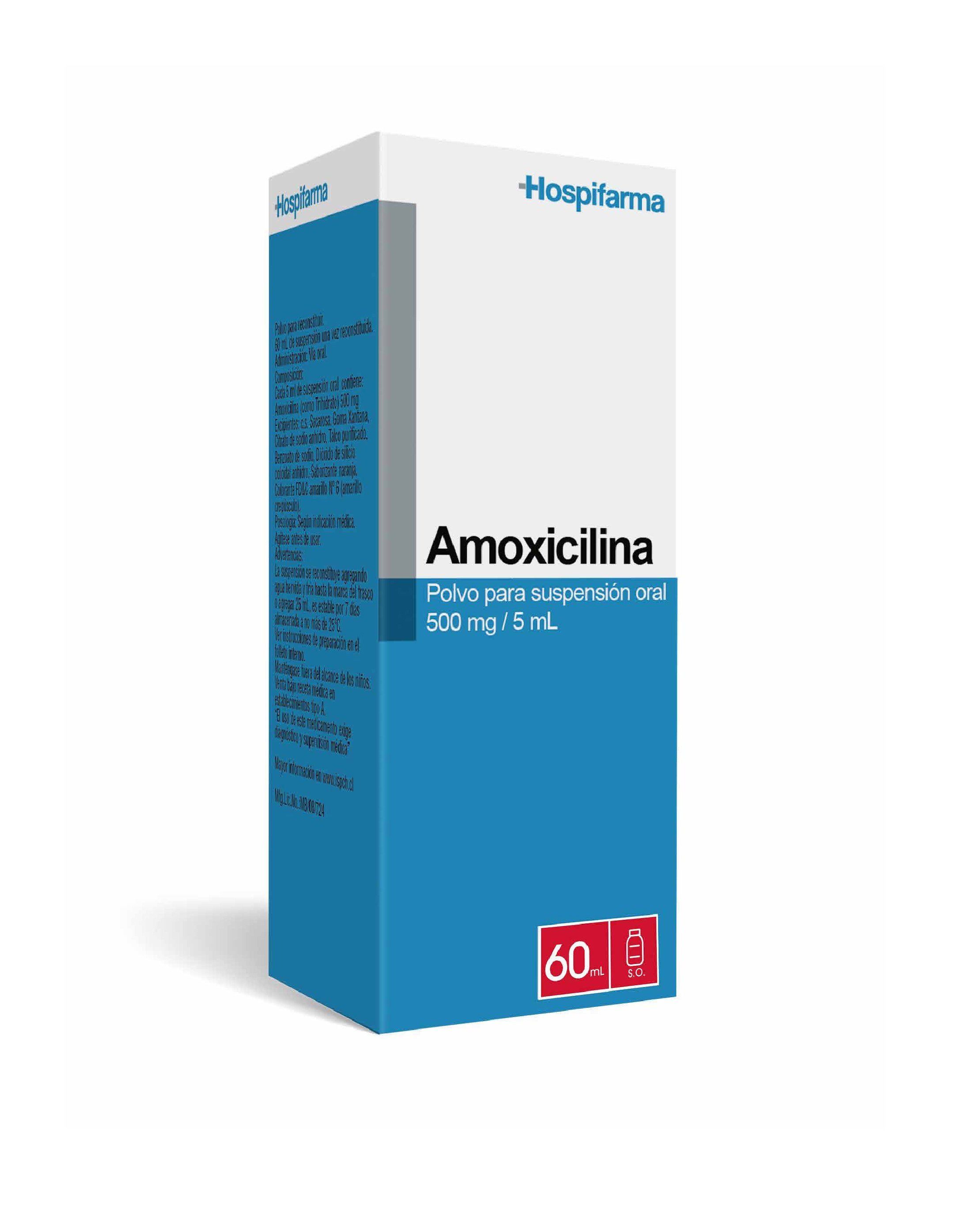 AMOXICILINA JARABE EXTEMPORANEO 125 mg/5 mL