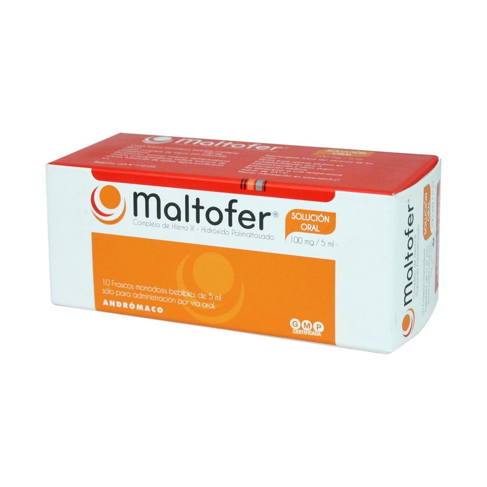 MALTOFER SOLUCIÓN ORAL 100 mg/5 mL (HIERRO)