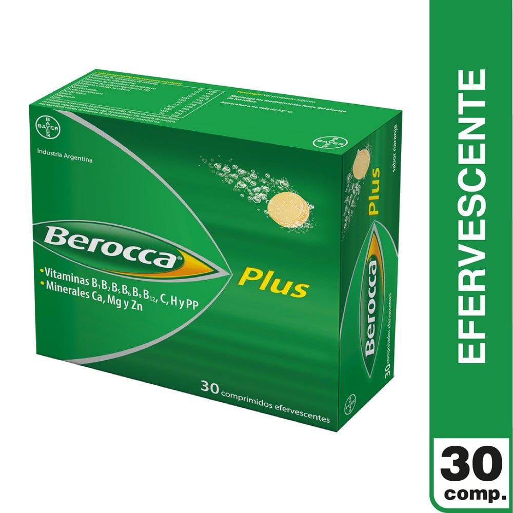 Berocca Plus 30 Comprimidos Efervescentes