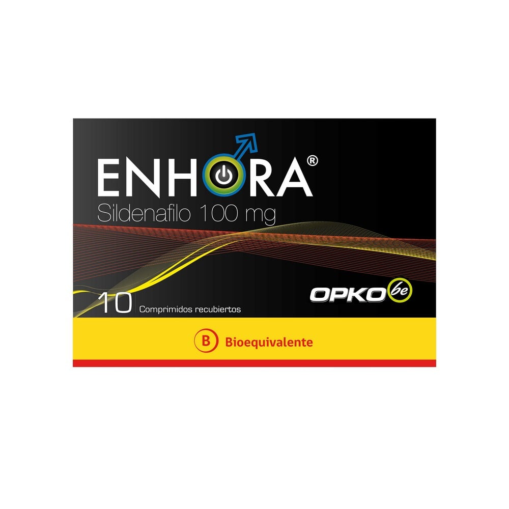 Enhora Sildenafilo 100 mg 10 Comprimidos recubiertos