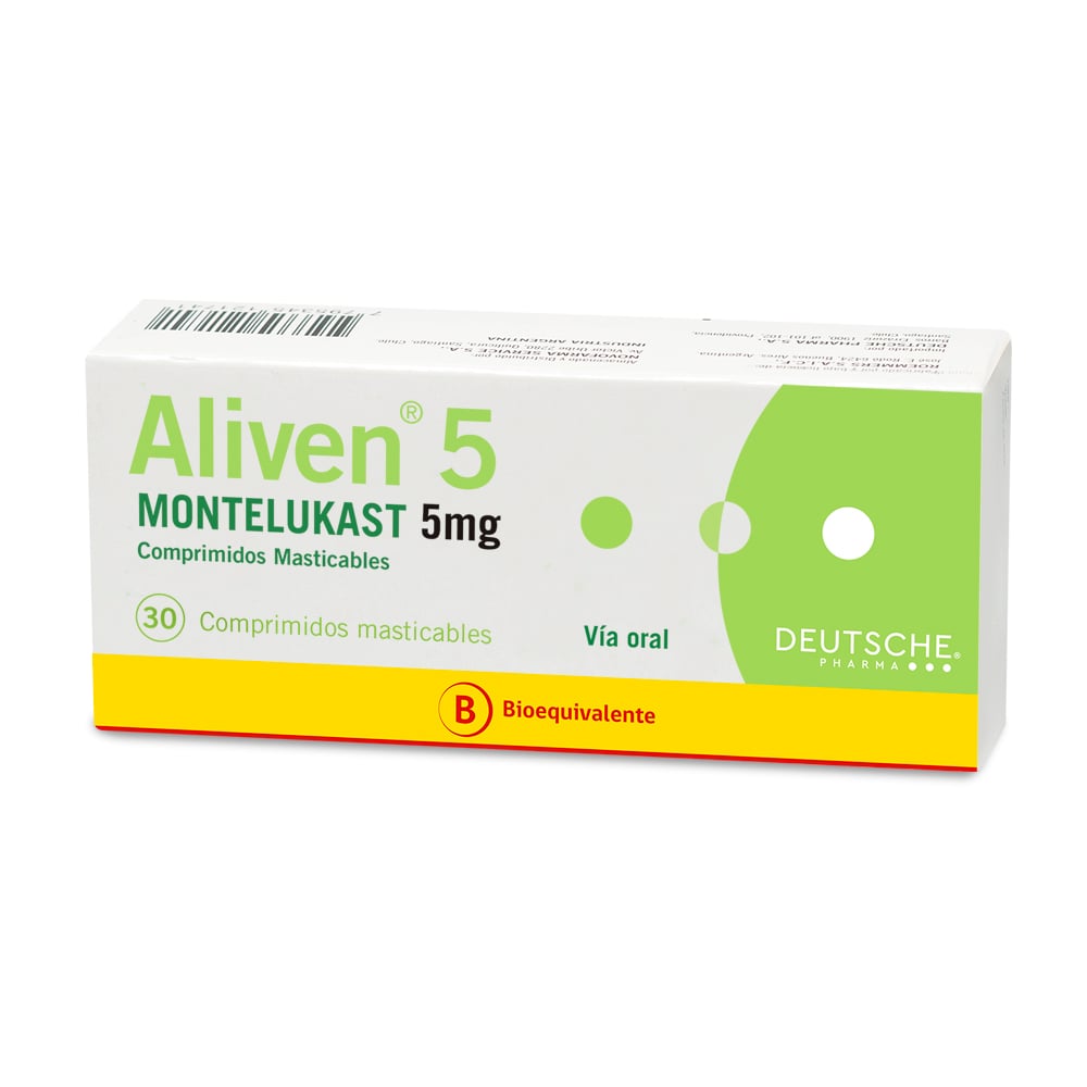 ALIVEN 5 COMPRIMIDOS MASTICABLES 5 mg
