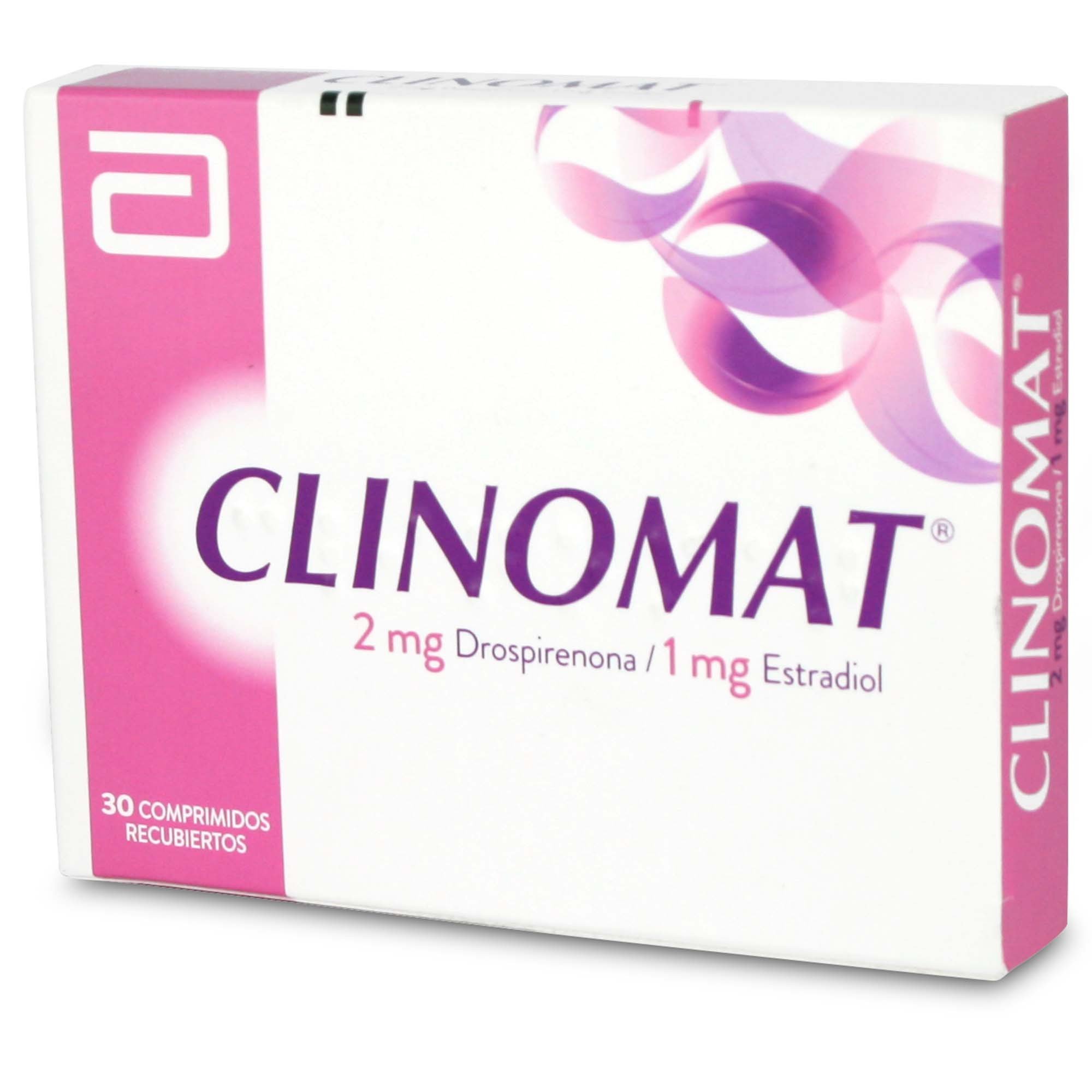 Clinomat Drospirenona 2 mg Estradiol 1 mg 30 Comprimidos Recubierto