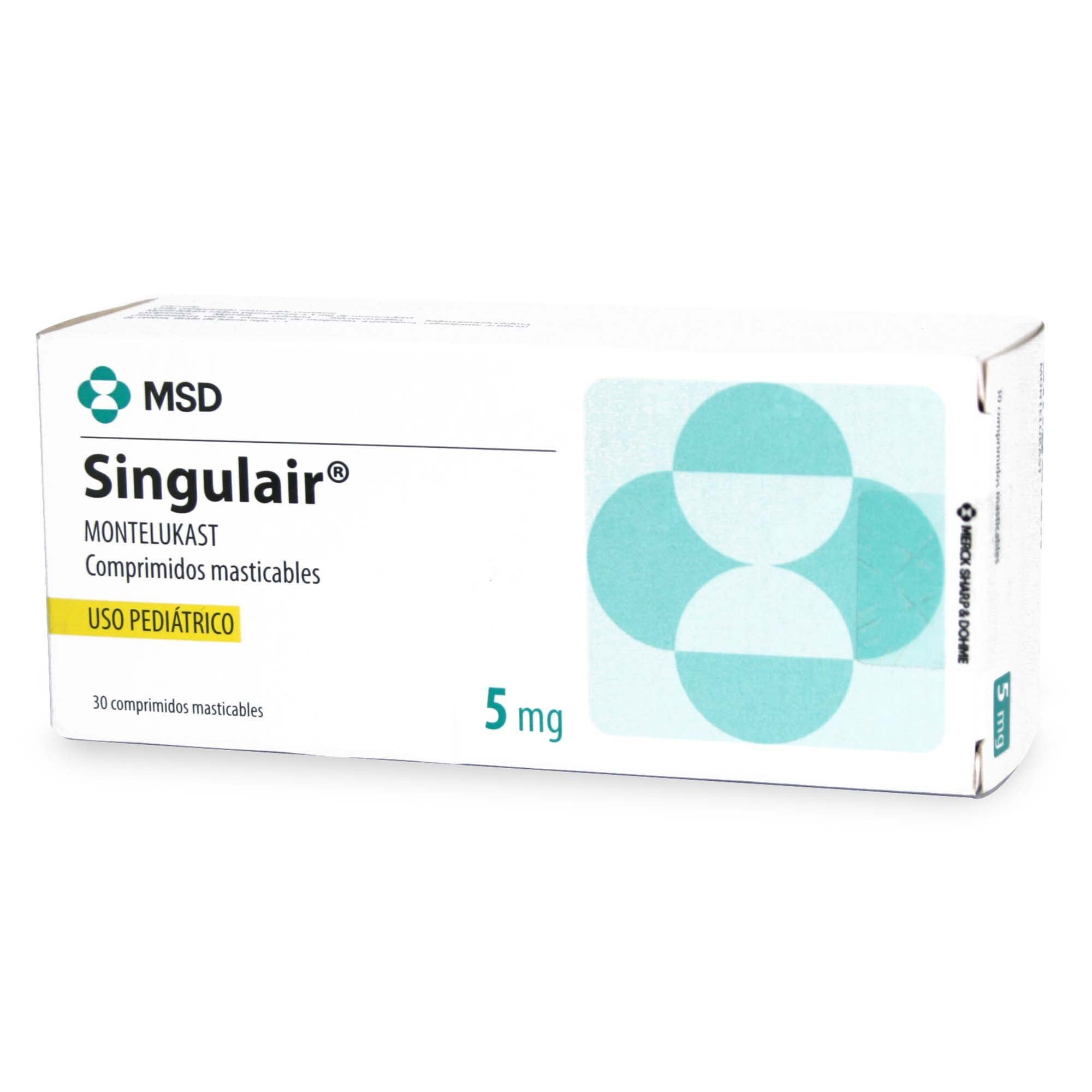 SINGULAIR COMPRIMIDOS MASTICABLES 5 mg