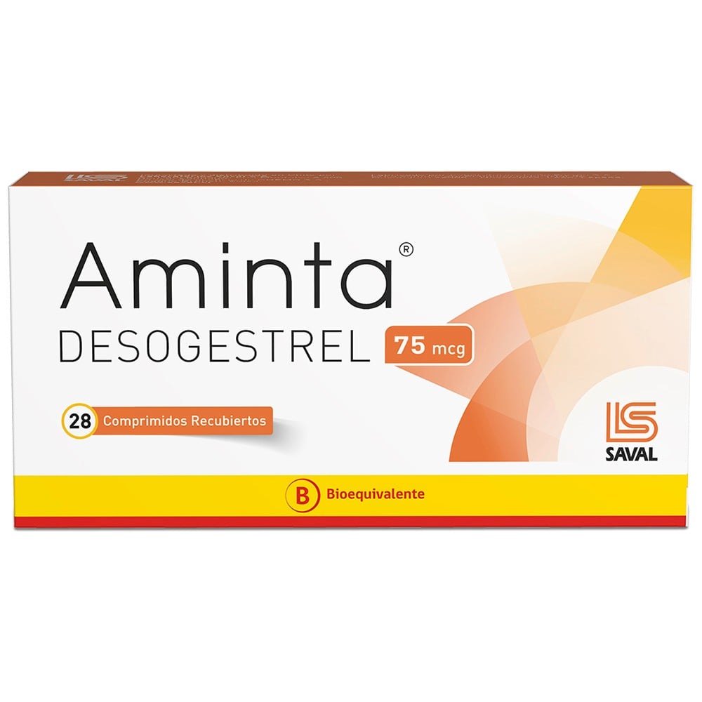 Aminta Desogestrel 75 mcg 28 Comprimidos