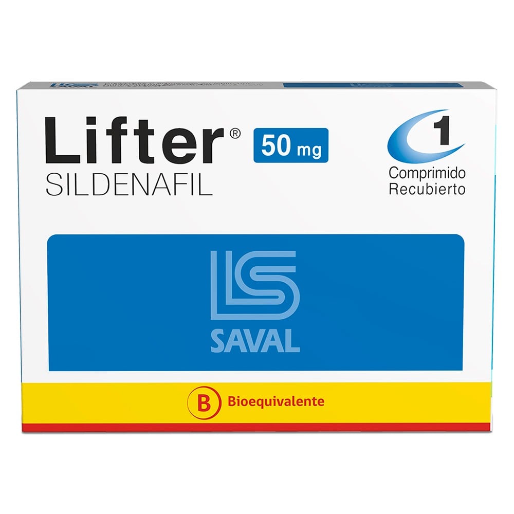 Lifter Sildenafil 50 mg 1 Comprimido