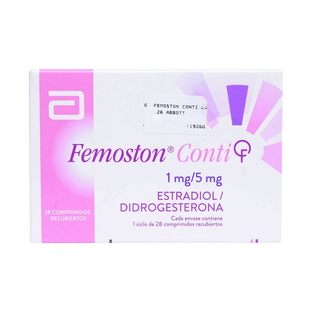 Femoston Continuo Estradiol 1 mg Didrogesterona 5 mg 28 Comprimidos Recubiertos