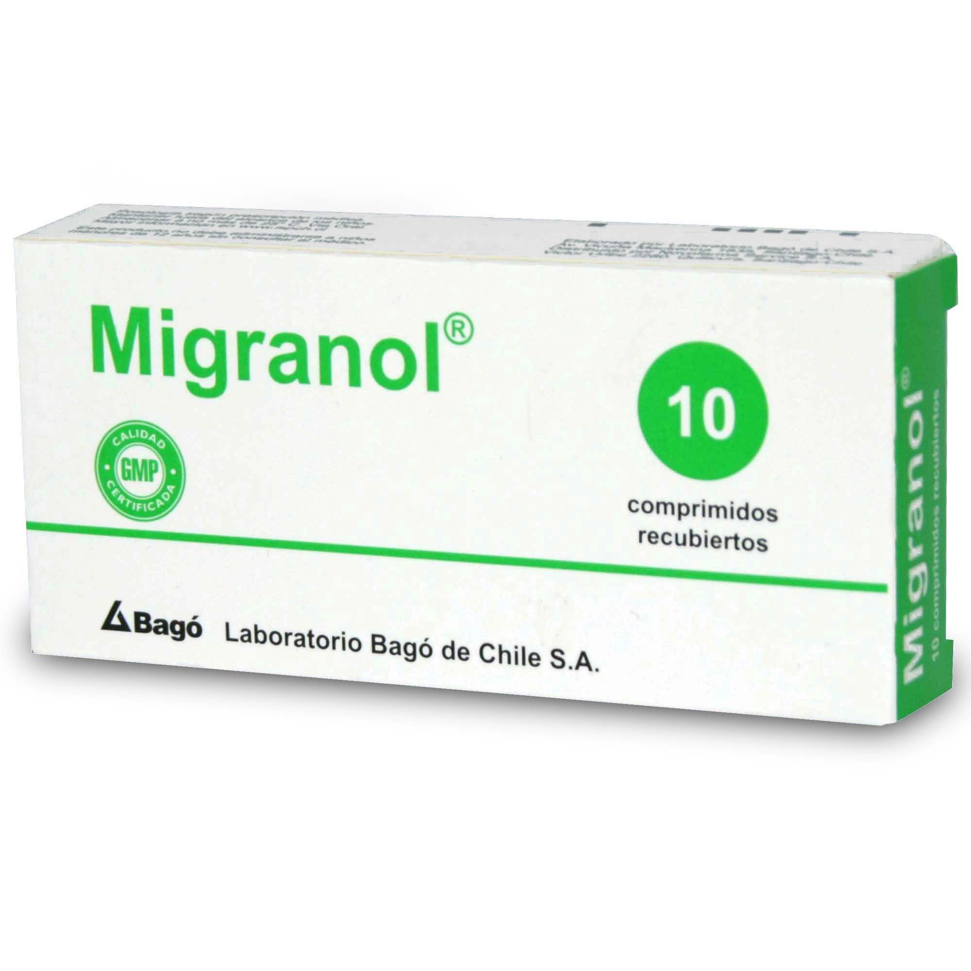 Migranol Metamizol 300 mg 10 Comprimidos Recubiertos