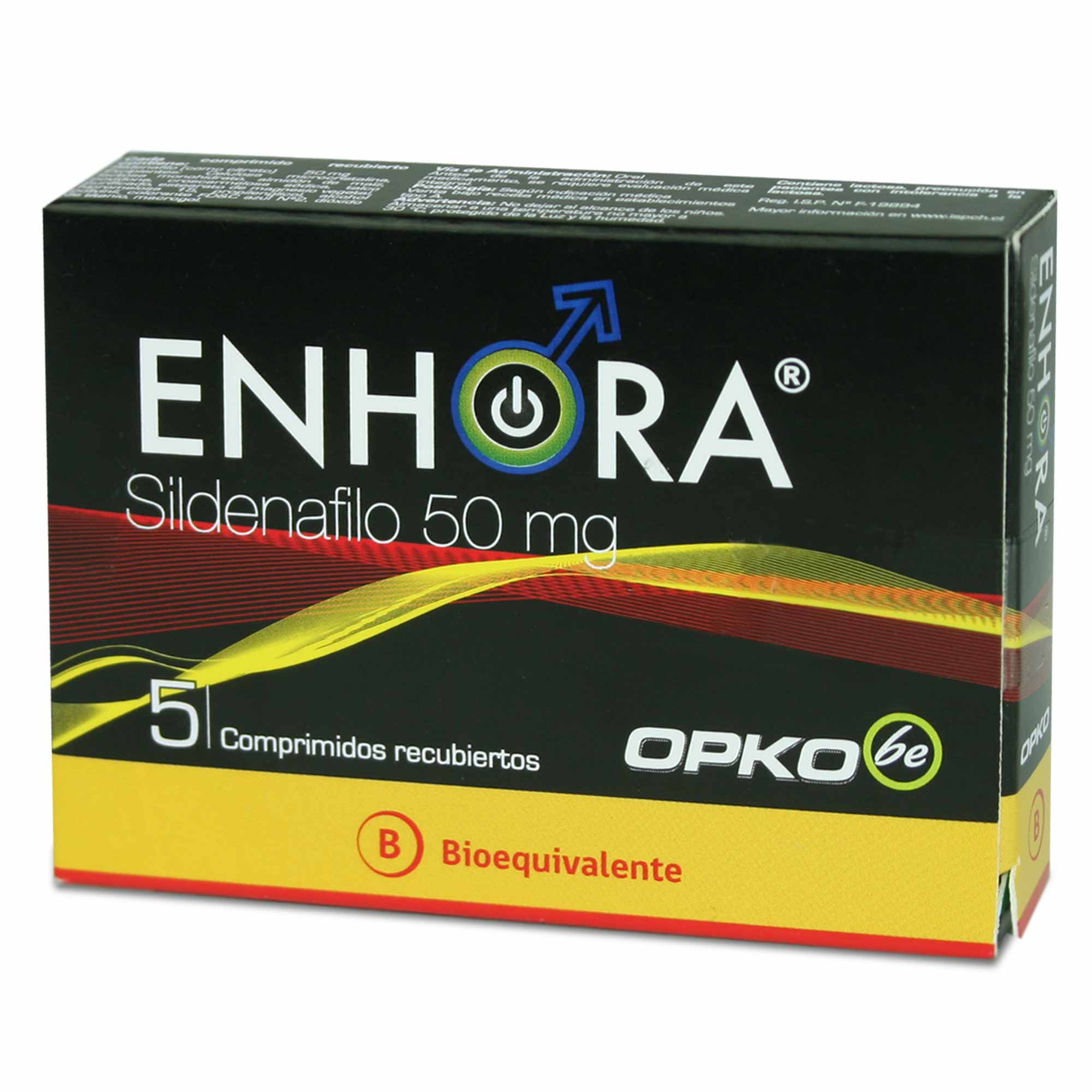Enhora Sildenafil 50 mg 5 Comprimidos