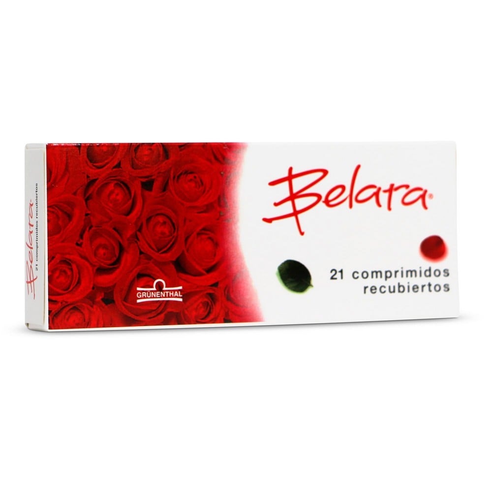 Belara Etinilestradiol 0.03 mg Clormadinona Acetato 2.00 mg  21 Comprimidos Recubiertos