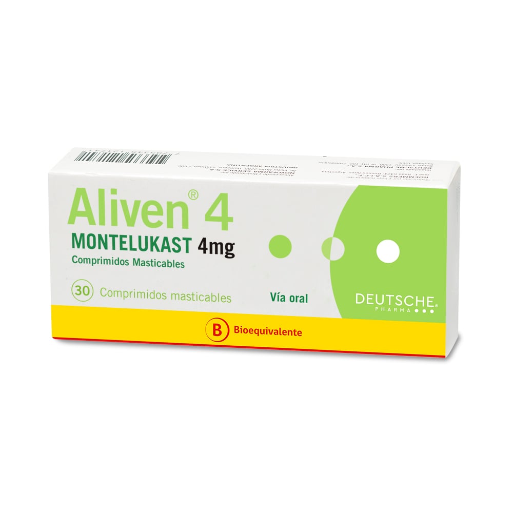 ALIVEN 4 COMPRIMIDOS MASTICABLES 4 mg