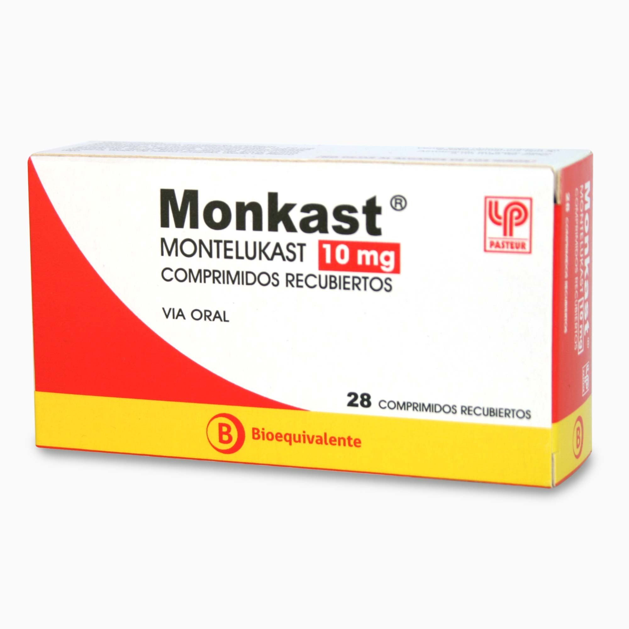 Monkast Montelukast 10 mg 28 Comprimidos Recubiertos
