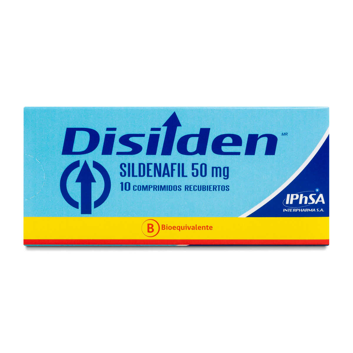 Disilden sildenafil 50 mg 10 comprimidos recubiertos