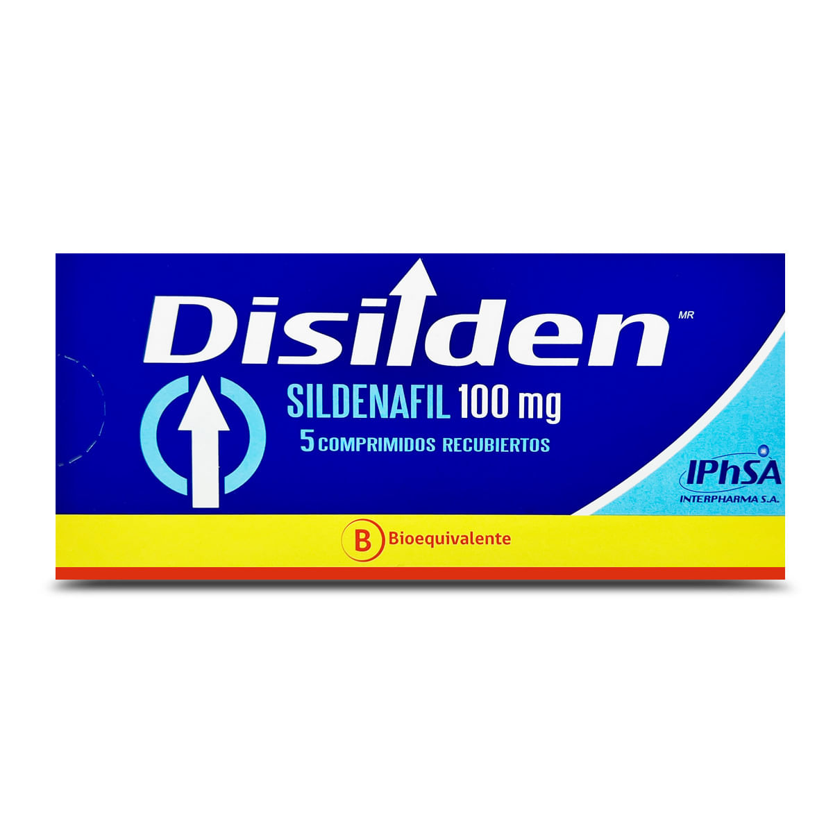 Disilden sildenafil 100 mg 5 comprimidos recubiertos