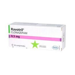 RAVOTRIL COMPRIMIDOS 0,5 mg (CLONAZEPAM)