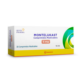 ASVENTOL COMPRIMIDOS MASTICABLES 5 mg (MONTELUKAST)