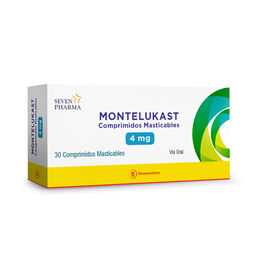 ASVENTOL COMPRIMIDOS MASTICABLES 4 mg (MONTELUKAST)