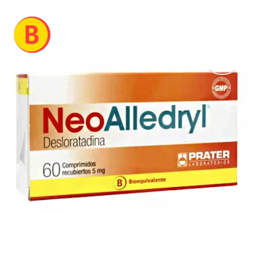 Neo-Alledryl 5 mg x 60 comprimidos (Prater)
