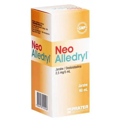 NEO-ALLEDRYL JARABE 2,5 mg/5 mL