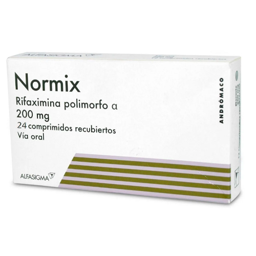 Normix 200 mg x 24 comprimidos recubiertos (Andrómaco)