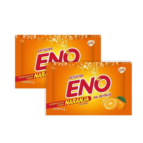 Sal de Fruta Eno Sabor Naranja x 2 Sobres (Glaxo)