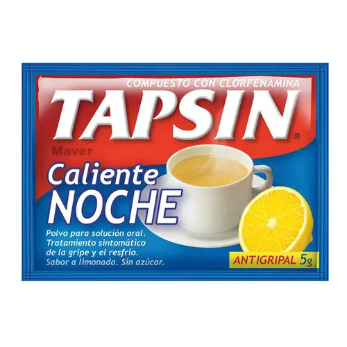 TAPSIN COMPUESTO NOCHE PLUS POLVO PARA SOLUCIÓN ORAL, EN SOBRES