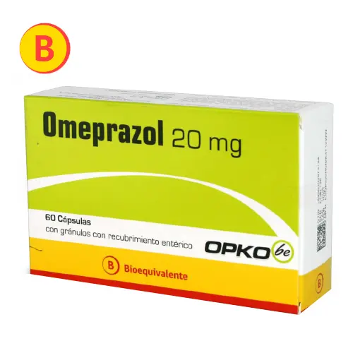 Omeprazol 20 mg x 60 Cápsulas  (Opko)