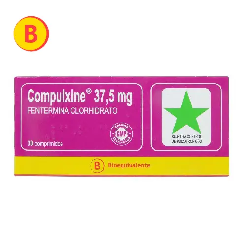 COMPULXINE COMPRIMIDOS 37,5 mg (FENTERMINA CLORHIDRATO)